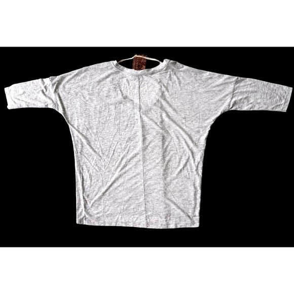 NWT Knob Hill Jim Beam Tee Top Sz M Light Gray Bourbon Whiskey Logo Drop… - Picture 7 of 12